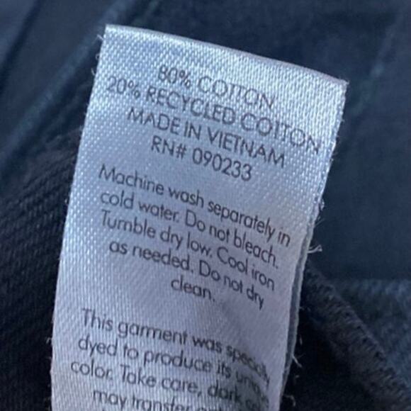 Pacsun Women's Black Distressed Wide Leg High Waist Baggy Denim Jeans Pants 27 - Picture 6 of 6